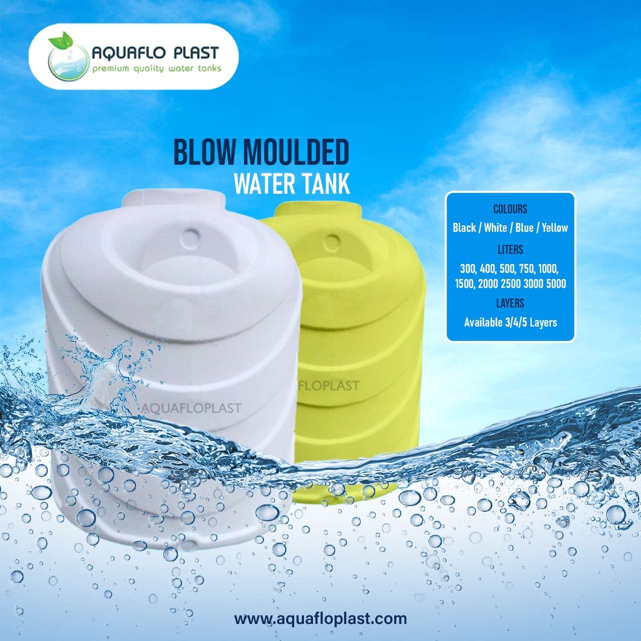 Water Tank- Aqua Plast Premium Quality Water Tanks